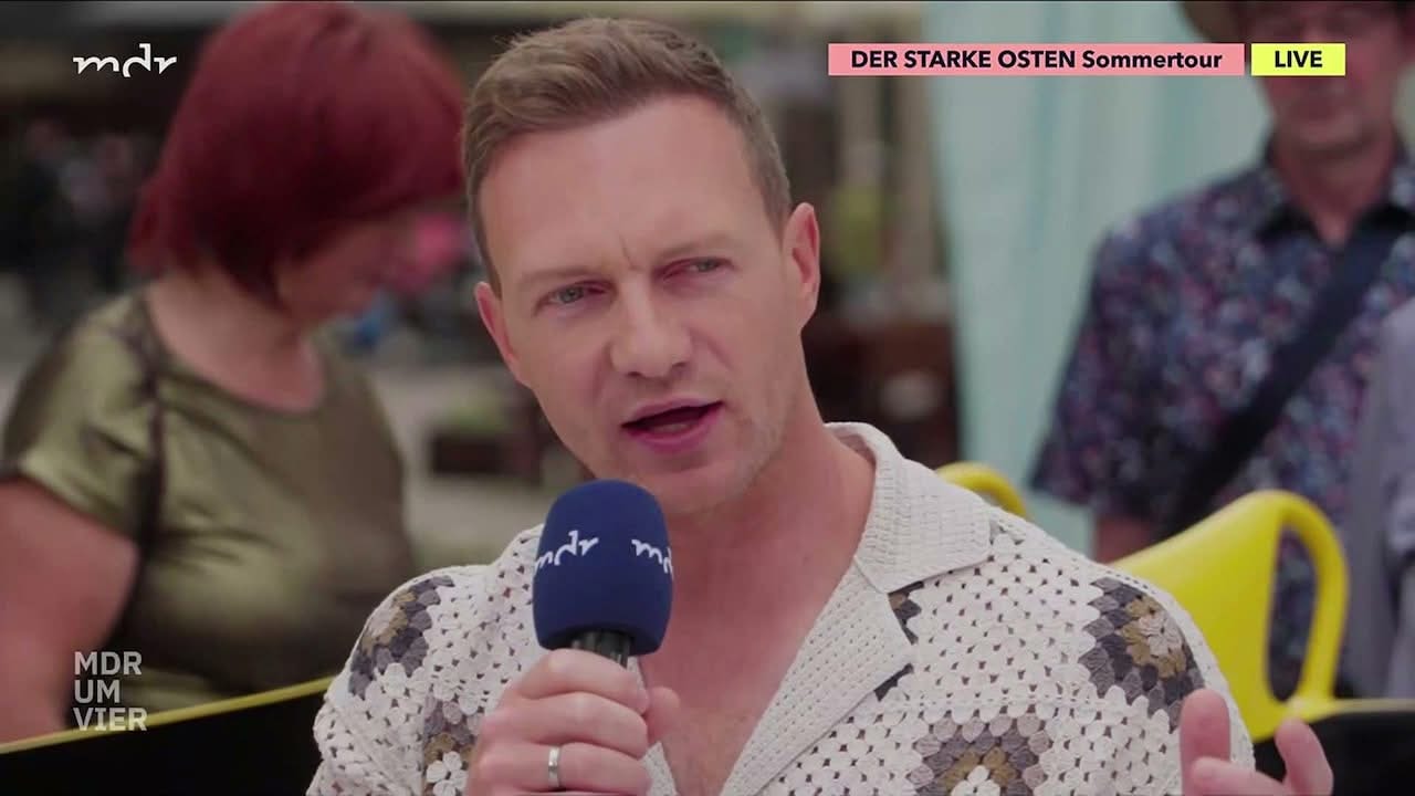 FRANZ ZUGAST BEI "MDR-UM-VIER"-SOMMERTOUR